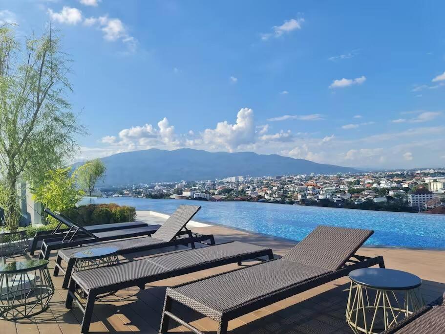 Astra Sky River High Floor,3 Bedrooms 97㎡ 山景房带浴缸 Chiang Mai Exterior photo